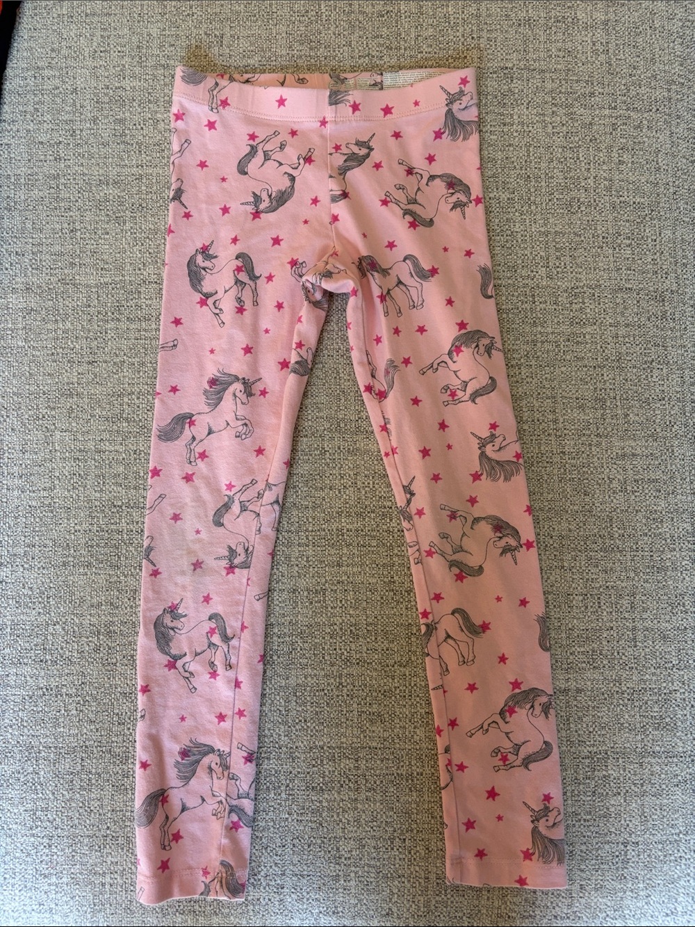 Kids Pink Unicorn Girly Design Leggings